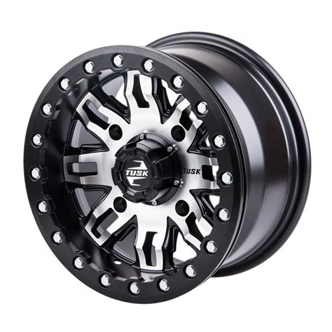 4/156 Tusk Teton Beadlock Wheel 15x10 5.0 + 5.0。